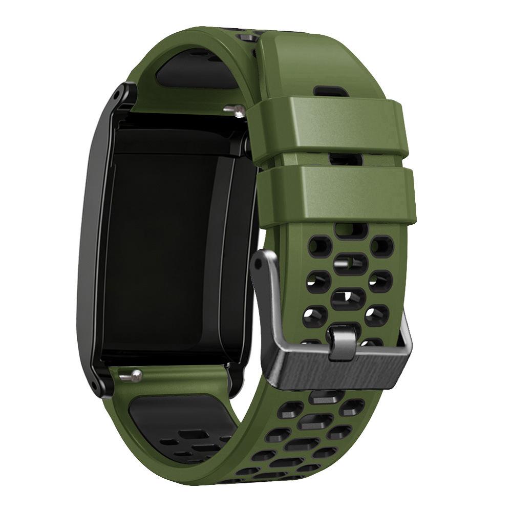 Měkký silikonový náhradní řemínek na zápěstí Kompatibilní s Whoop 5.0/MG Life Fitness Tracker Nastavitelný Odolný proti potu Sportovní
