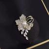 Luxury Rhinestone Flowers Imitation Pearl Brooches Women Sparkling Zircon Bowknot Brooch Pin Scarf Coat Suit Accessories Jewelry