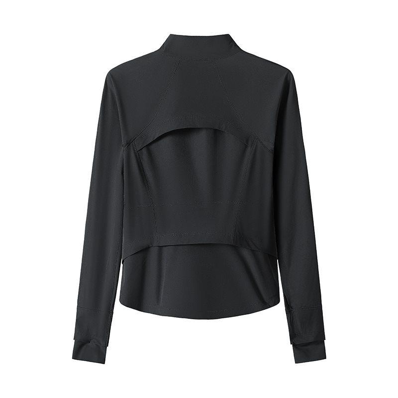 Women's Ice Silk Sun Protection Jacket, Stand Collar Slim Fit with High-Quality YKK Zipper, Thin, Breathable, and Skin-Friendly.