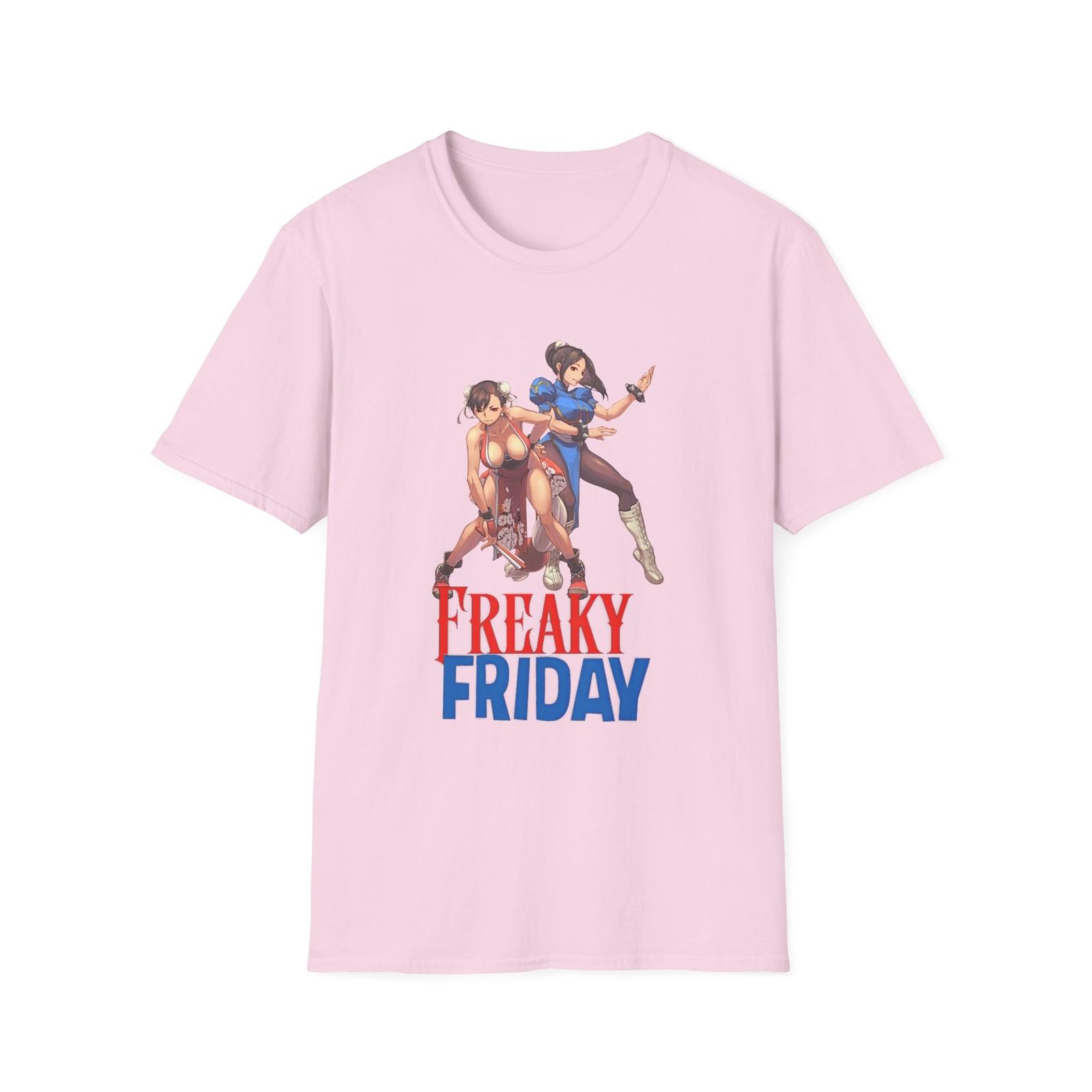 Chun-Li and Mai Shiranui Tee, Gamer Shirt, Freaky Friday Unisex Softstyle T-Shirt Mens Womens Tees Top M