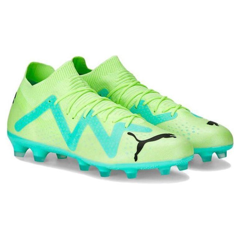 Puma Future Match Round Toe Lace-Up AG Football Shoes Men Football Shoes Green 107182-03