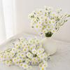 60heads Artificial Daisy Flowers Small Long Branch Daisy Fake Flower Bouquet Artificial Fade-Resistant Silk Fake Flower DIY Vase