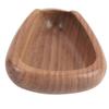 Coffee Bean Weighing Bowl Walnut Wood Anti Slip Bottom Coffee Dosing Tray for Home Cafe