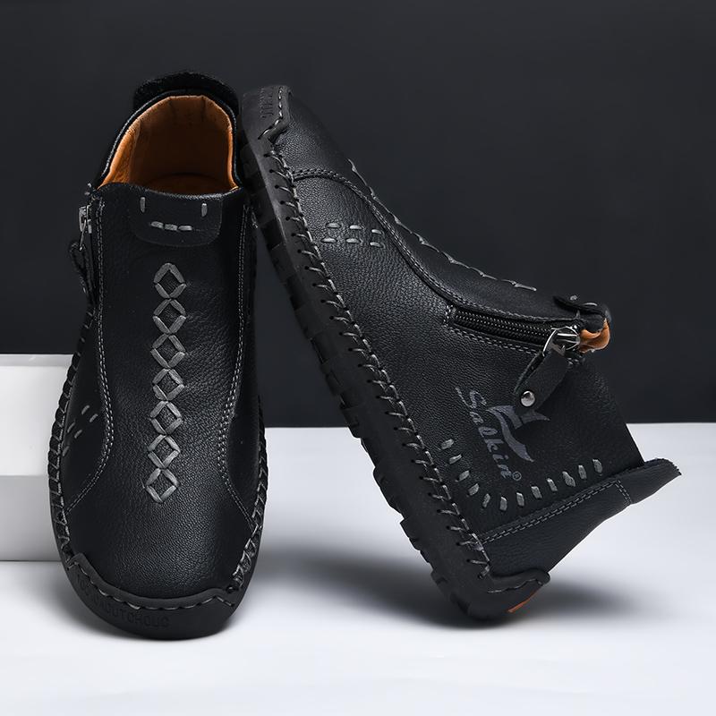 38-48 6 Men's Retro Ankle Boots Casual Shoes Large Size Casual Shoes Light Shoes Ankle Boots