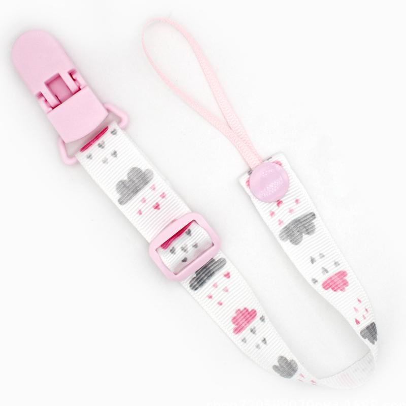 Kids Soother Baby Pacifier Clip Anti-lost Chain Adjustable Teethers Toys Stroller Accessories Holder Strap Attache Tetine Cute