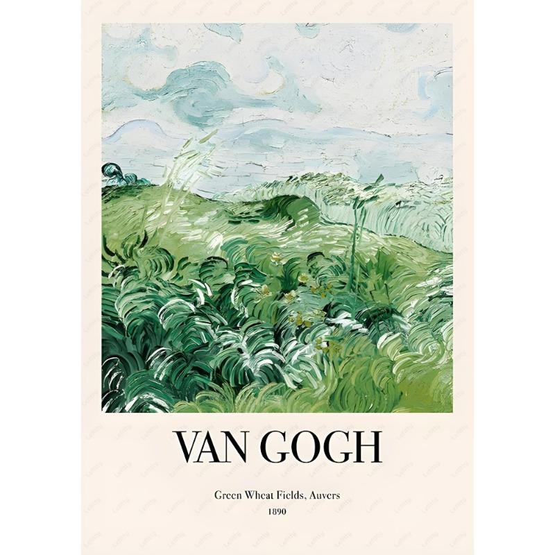 

Van Gogh Oil Art Wildflower Starry Sunflower Poster Sticky Wall Art Printing Waterproof Home Living Bed Room Bar Aesthetic Decor 21cm×30cm NoFrame