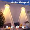 Waterproof Solar Wall Light 3 Color Changing Solar Deck Light Solar Fence Lights  House Fence
