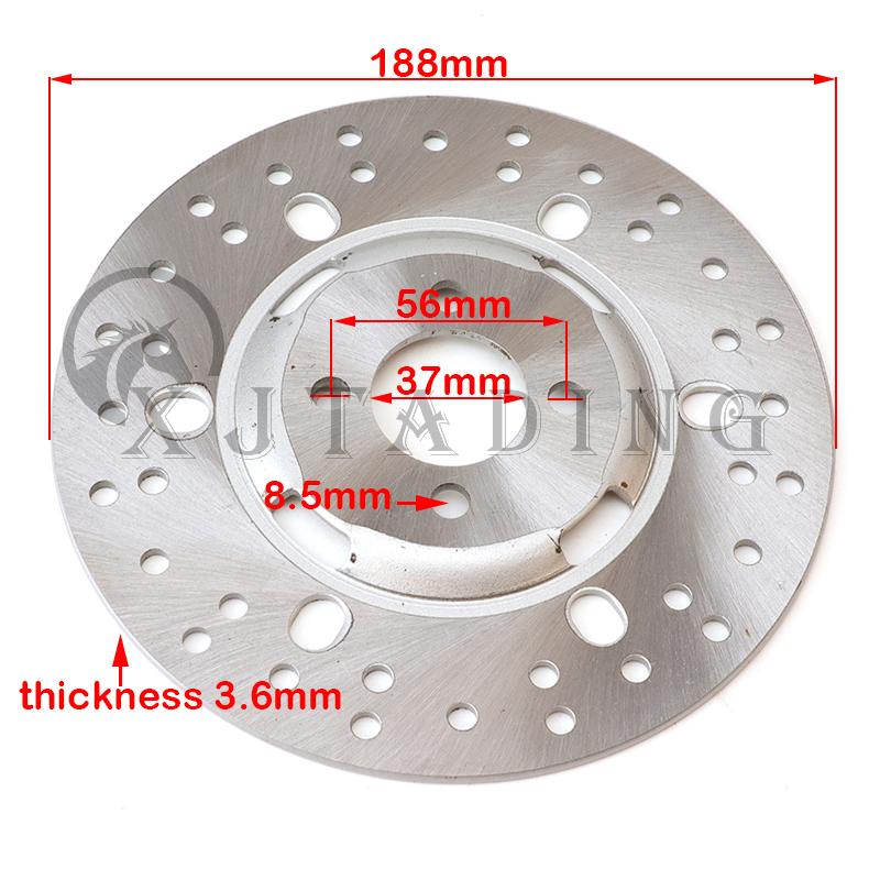 Rear Hydraulic Disc Brake Caliper Master Cylinder Pump Kit For 150cc 200cc 250cc 300cc ATV UTV Buggy Quad Dirt Bike Accessories