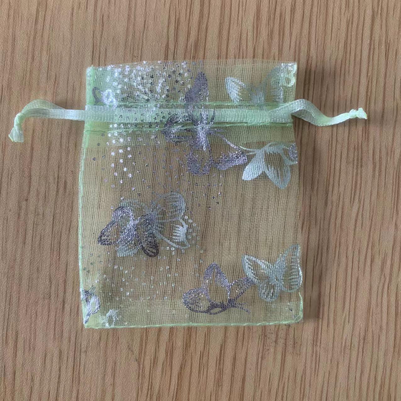 

Silver Foil Butterfly Organza Bag for Gifts and Decorations