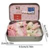 Mini Bunny Plush Easter Gift Set Soft Plush Bunny Toy Plush In Tin Comfortable Adorable Decoration Baby Shower Birthday Present