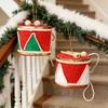 Weihnachts-Trommel und Hut Baumschmuck - DIY Anhänger Dekorationen für Fenster