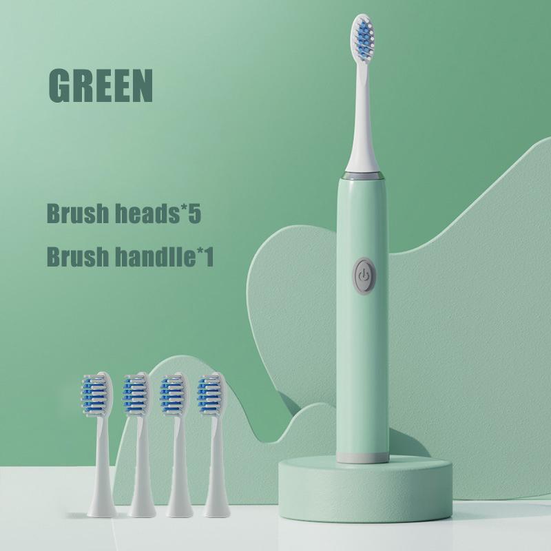 Sonic Electric Brushes for Teeth Household Vibrating Adult Toothbrush Battery Powered Lightweight Travel Electric Toothbrushes