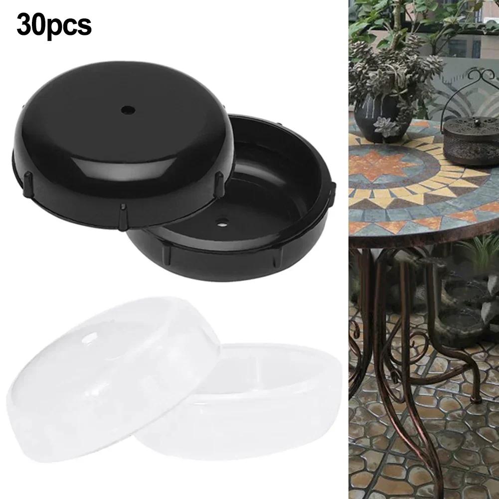 Easy Installation Metal Chairs Plastic Outdoor Lid Round Outdoor Plastic Pack Wrought Iron Patio Furniture Feet