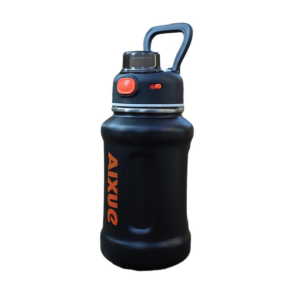 Insulated Stainless Steel Water Bottle Water Bottle For Sports Gym Leakproof Wide Mouth Bottle For Hot Cold Drink With Straw Lid