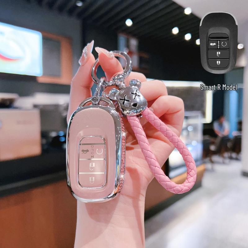 Compatible Key Case for CRV, 11th Gen Accord, Civic, XR-V, Odyssey, Xingge - Men's Shell Buckle Bag