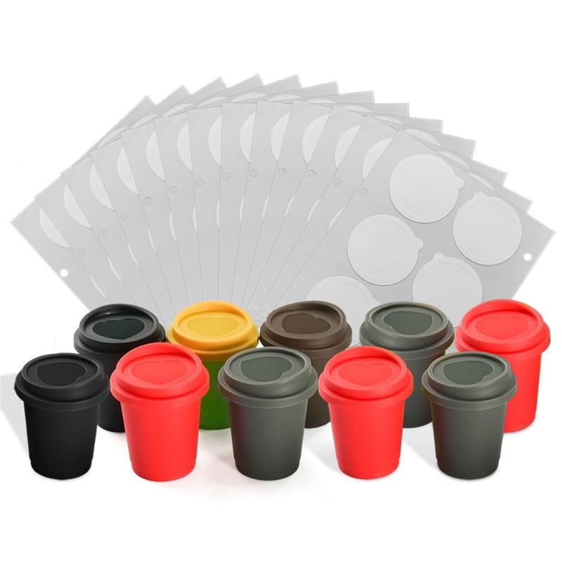 

Plastic Coffee Cups Refillable Coffee Cups Refillable Single Coffee Shell Plastic DIY Coffee Shell for Coffee Machine 1