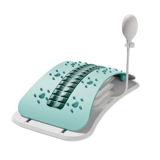 Back Stretcher Waist Trainer Adjustable Spine Decompressor Scoliosis Sciatica Lower Back Pain Relief Massager