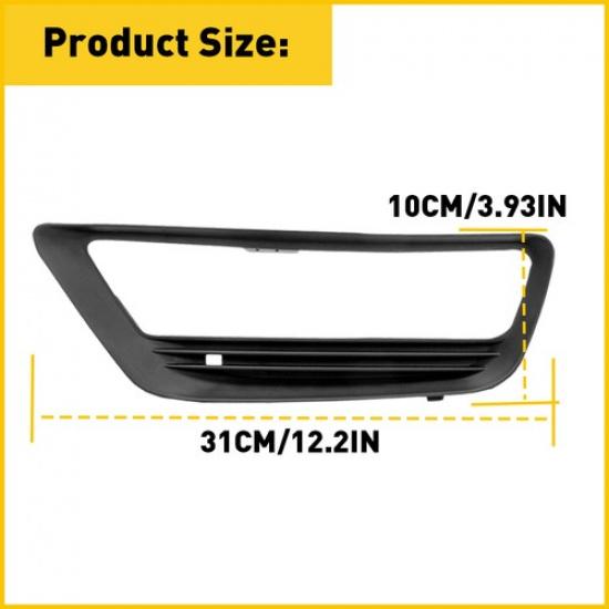 2X For 2013-2015 Accord Honda EX EX-L LX Fog Cover Light Trim 71112T2AA10 Bezel