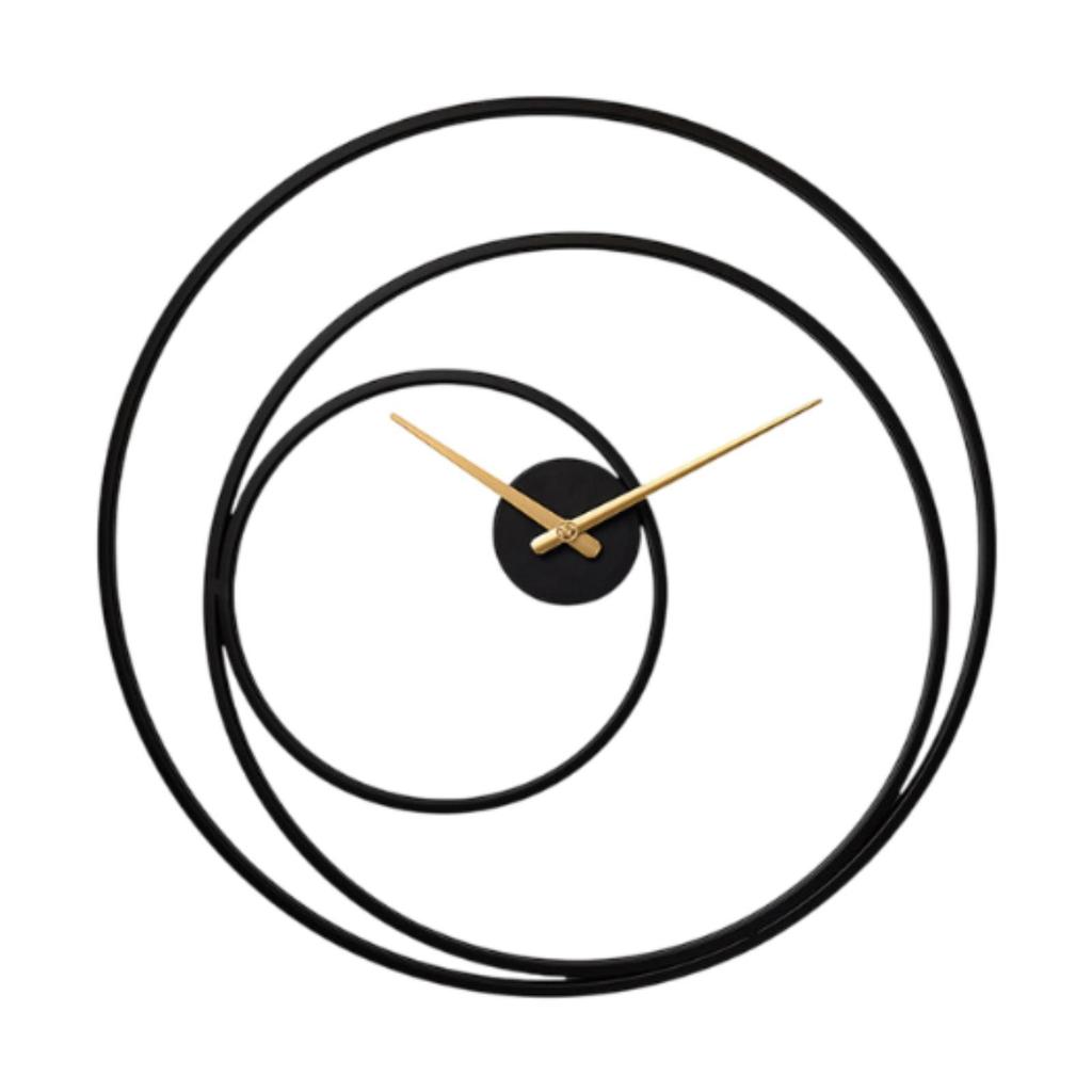 24inch Industrial Wall Clock Round Hanging Clock Silent Home Decor Non Ticking Metal Art Clock for Hotel Housewarming Holiday