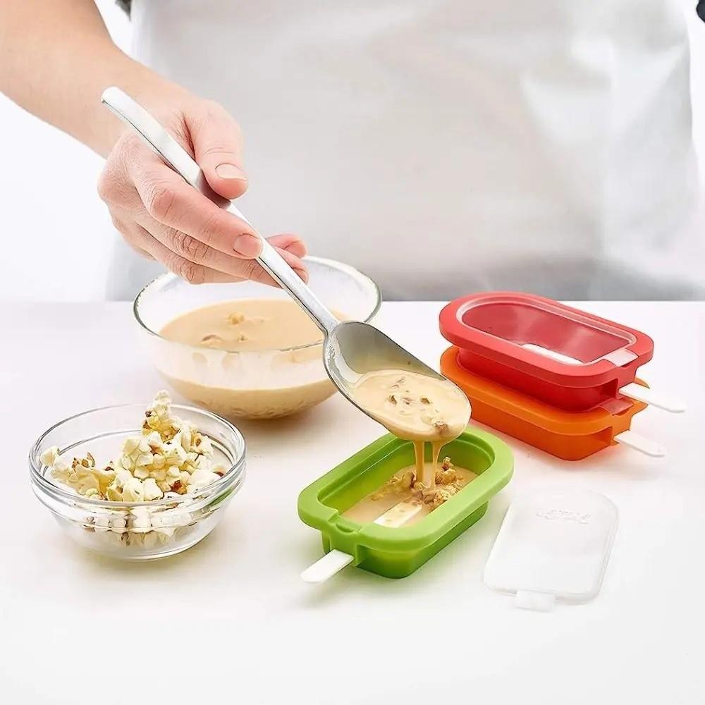 Reusable Popsicle Mould Stackable Ice-lolly Maker Mould DIY Popsicle Maker Mould  Cheese Lollipops
