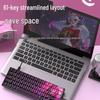 Makima Wireless Bluetooth Three-Mode 61-Key Mechanical Keyboard, Black with Blue Switches, Ideal for Gaming & Office Use