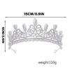 Elegant Bridal Tiara with Rhinestones Adjustable Crown for Wedding and Pageants Elegant Hairpiece Hair Accessories