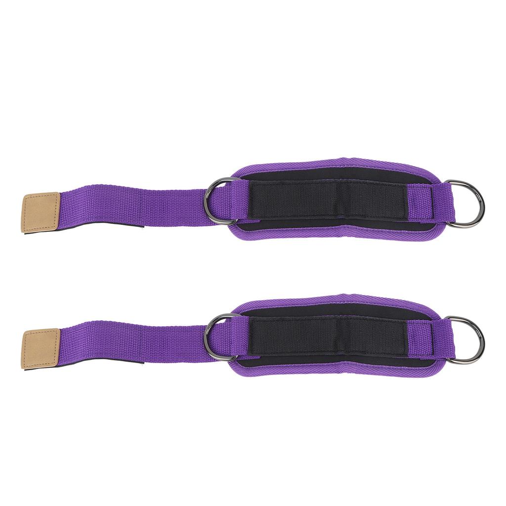 2PCS Ankle Strap for Cable Machine Kickbacks Iron D   Gym Ankle Cuff for Fitness Workout