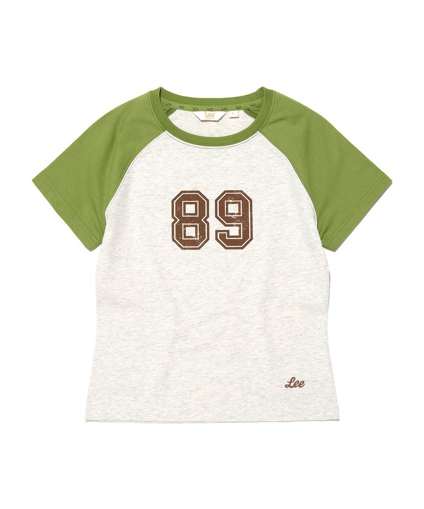 LEE Women Raglan Typo T-Shirt Oatmeal
