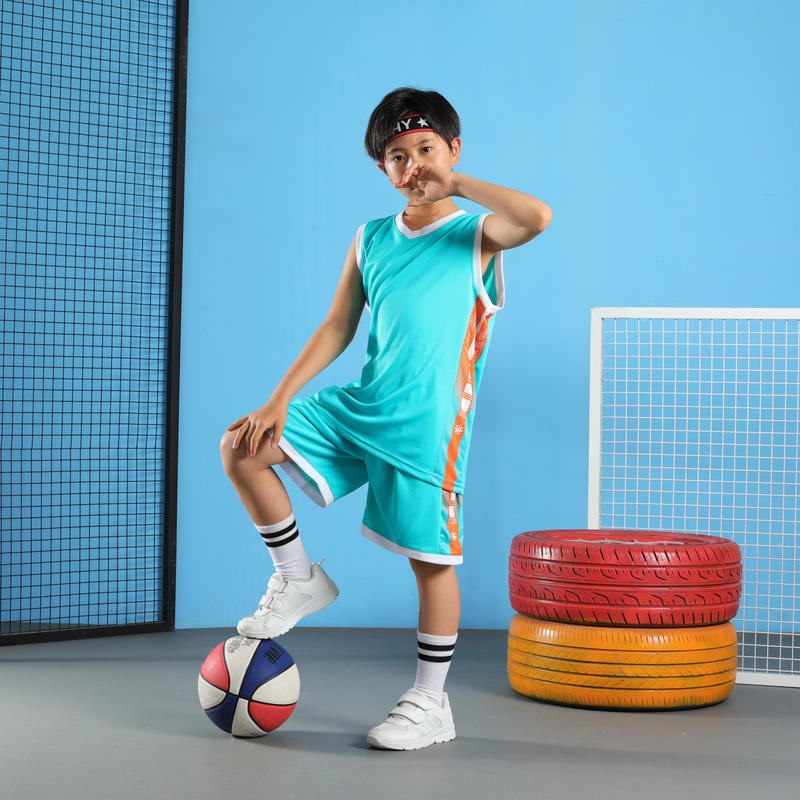 Middle-Aged And Older Children'S Men'S And Women'S Basketball Suits, Children'S Adult Summer Clothing Team Clothing, Trendy Handsome Short-Sleeved