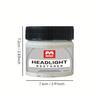 Car Headlight Restoration Kit - Oxidation & Scratch Remover, Crystal Clear Coating for Brighter Vision