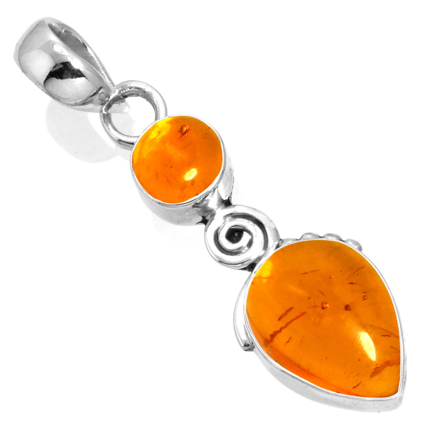 

Подвеска из стерлингового серебра 925 пробы, женская бижутерия с драгоценными камнями, подарок на Хэллоуин, янтарь, аметист, черный оникс, сердолик, гранат, кварц, зеленый оникс, золотой камень янтарь