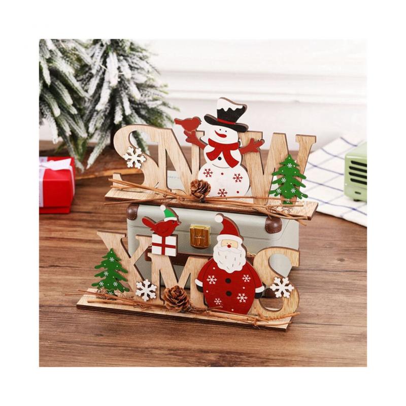 Weihnachtsschmuck, Holzdekoration, Familienfeier, Weihnachtsatmosphäre, Layout, Weihnachtsschmuck für Weihnachtsbäume