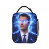 Charlie Kirk Meme Insulated Lunch Bag Thermal Bag Reusable,Lunch Container Portable Tote Lunch Box Food Bag College Travel