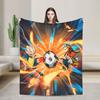 Inazuma Eleven Axel Blaz Gouenji  Blanket  Picnic Flannel Throw Blanket For Couch Bed Super Soft Design Quality Bedspread Gift