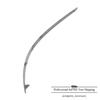 NEW 1Pair Front Bumper Chrome Molding Trim For Mercedes-Benz C250 C300 C350 US