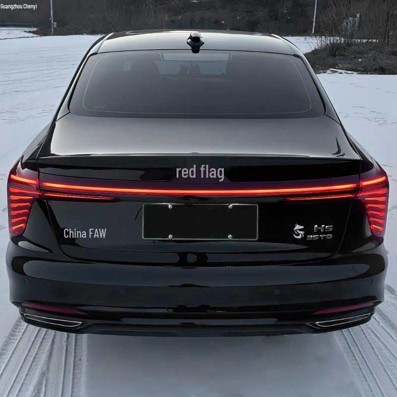 Metal Car Sticker for Hongqi Dragon Emblem: Side Fender & Window Decoration