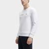 FILA Letter Print Pullover Knit Sweatshirt Men sweatshirt Standard-White F11M341204F-WT