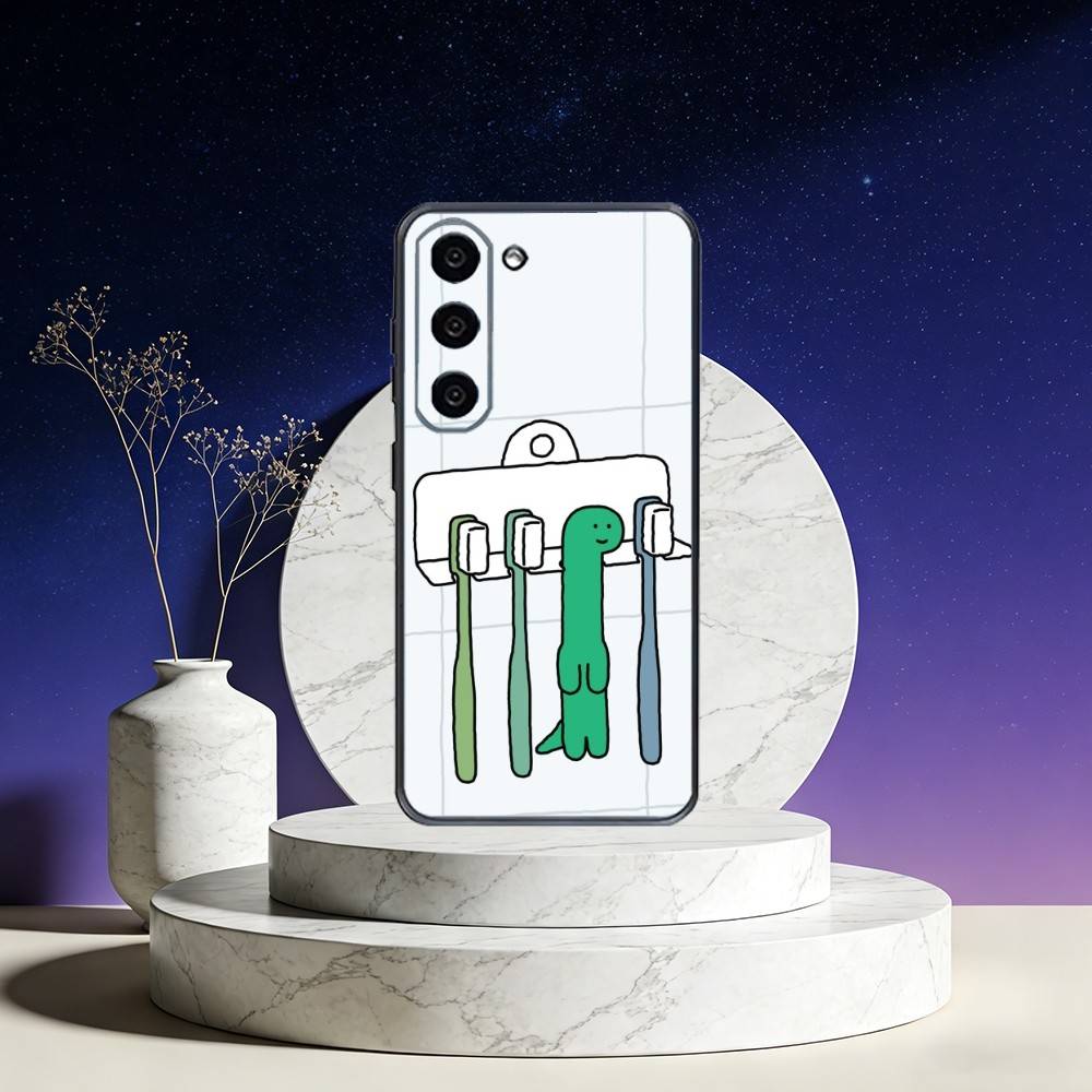 JOGUMAN Studio Dinosaur Cut Phone Case For Samsung Galaxy A73,A72,A71,A70,A53,A52,A51,Others Soft Black Cover