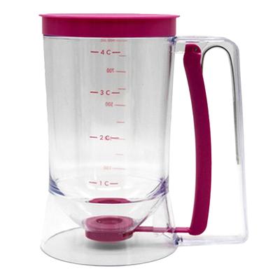 900 ML Batter Dispenser Handheld Batter Cream Separator Baking Tools with Measuring Label for Bracket Cookie Cake Waffles Batter