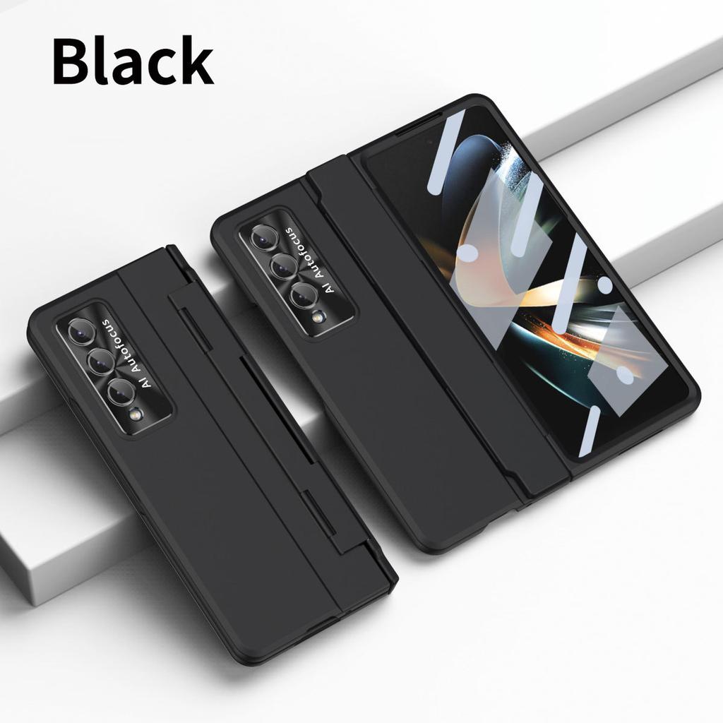 Bezprzewodowe etui ładujące do Samsung Galaxy Z Fold 4 3 5G Etui Odporne na upadki Płaski zawiasowy Pokrowiec z folii hartowanej do Galaxy Z Fold3 Fold4