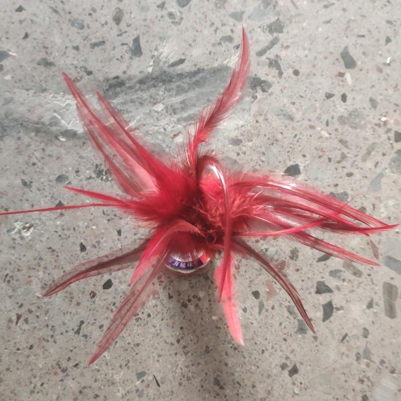 

China Kick Shuttlecock Fitness Entertainment Footbal Foot Kick Fancy Goose Feather Shuttlecock For Physical Exercise Competition size2