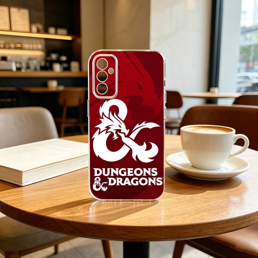 D&D Dungeons and D-Dragons Game Phone Case For SamsungA10,12,20,21S,30,31,40,50,51,52,70,71 Transparent Cover