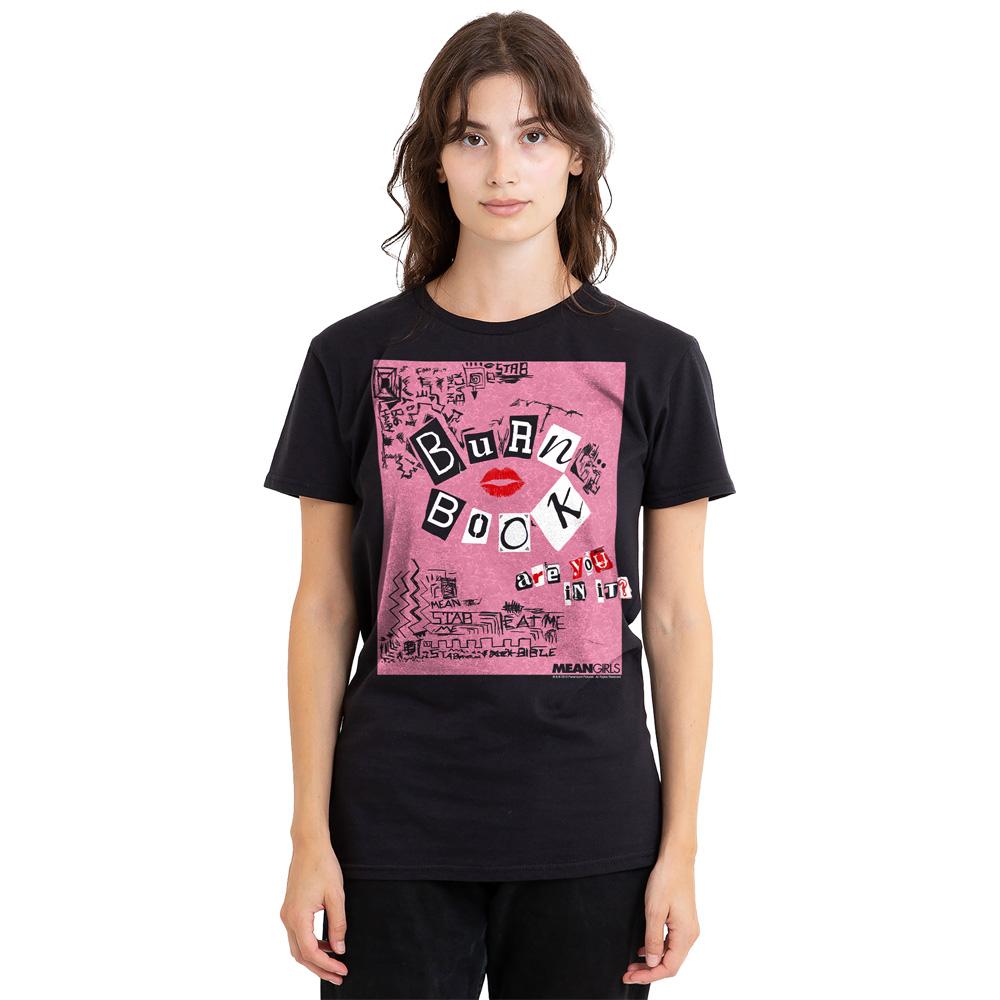 Mean Girls Unisex Adult Burn Book T-Shirt