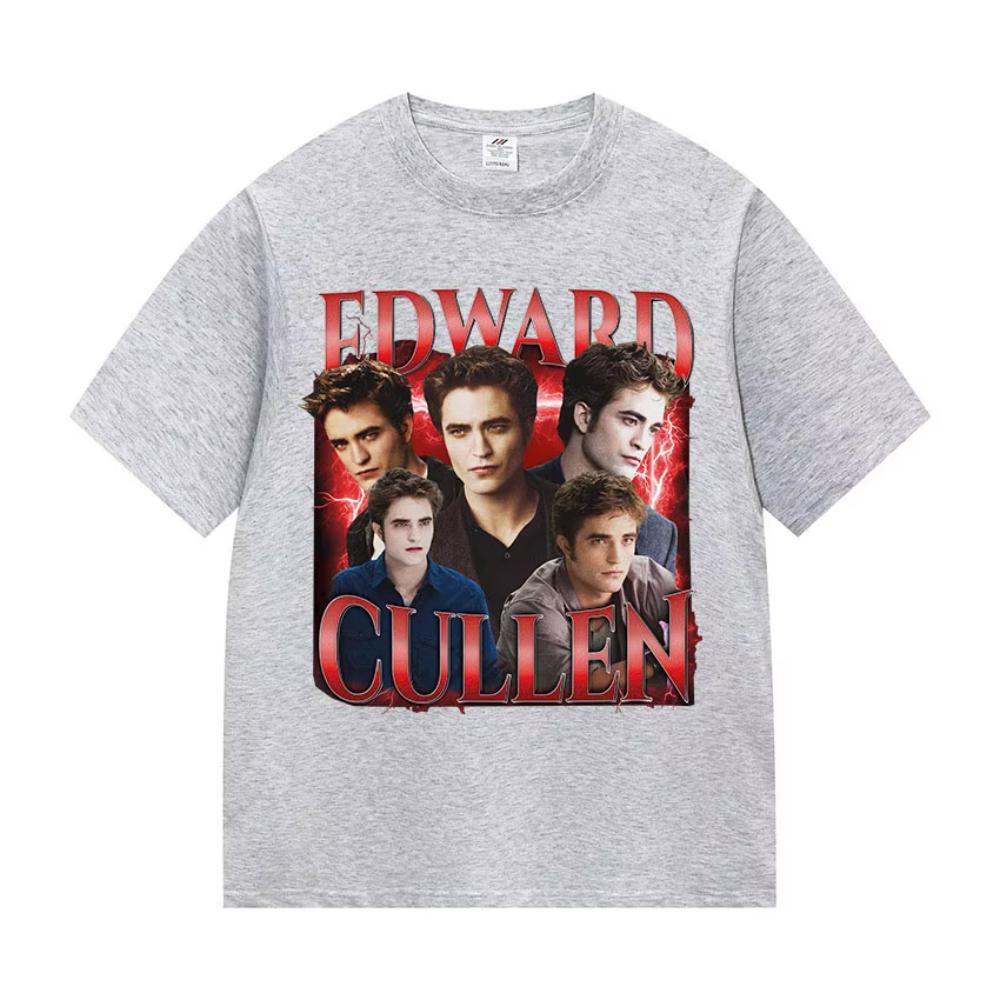Limited Twilight Eggward Cullen Graphic T Shirts Unisex Women Harajuku High Quality Retro Tshirt Clothing Oversized Cotton Tshirt
