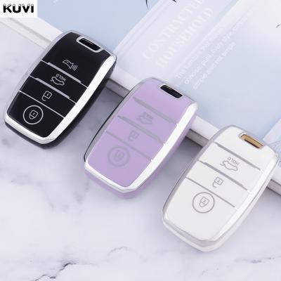 3/4 Tlačítka TPU Skořepina Pro KIA Rio Rio5 Sportage Ceed Cerato K3 KX3 K4 K5 Sorento Optima Picanto Pouzdro na Dálkový Ovladač Auta Chytrý Klíč Kryt