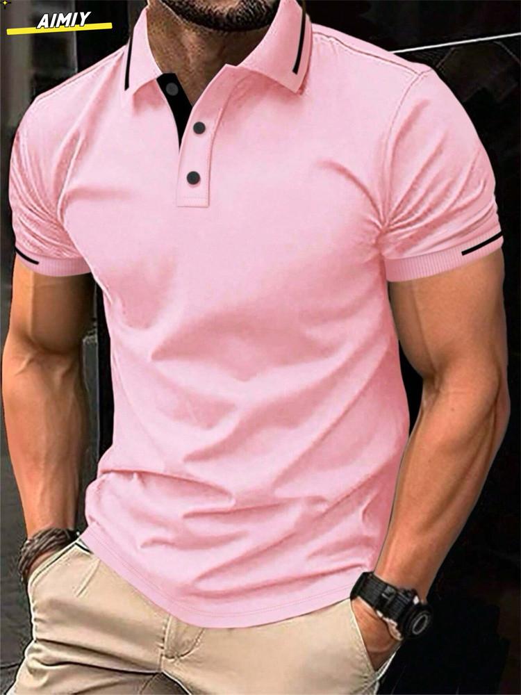 

Модные забавные футболки-поло с буквенным принтом, повседневные мужские рубашки с лацканами, летняя дышащая одежда для гольфа, свободные спортивные топы с коротким рукавом L