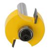 Rabbet Router Bit with 6 Bearings Set -1/2"H - 8mm Shank Woodworking Cutter Tenon Cutter for Woodworking Tools