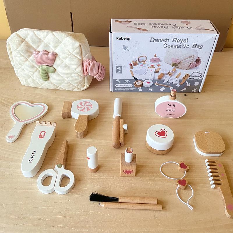 Children's Wooden Princess Vanity Playset