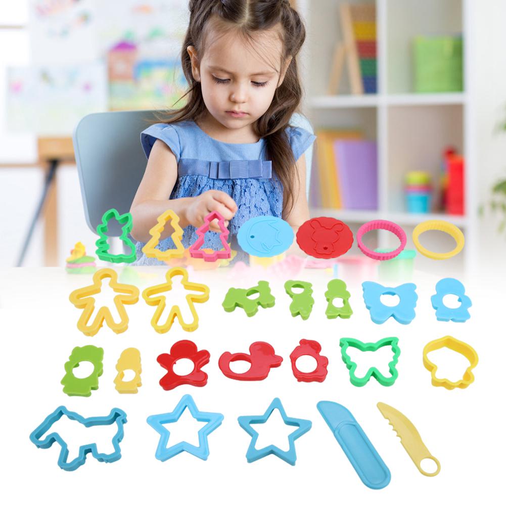 38 Pcs DIY Children Color Dough Clay Tool Plasticene Mould Mold Toys