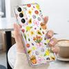 Flowers Leaves Print Case For Samsung S26 Ultra S25 FE S24 S23 S22 Plus S21 A15 A25 A35 A55 A16 A26 A36 A56 A17 A37 A57 5G Clear TPU Soft Cover